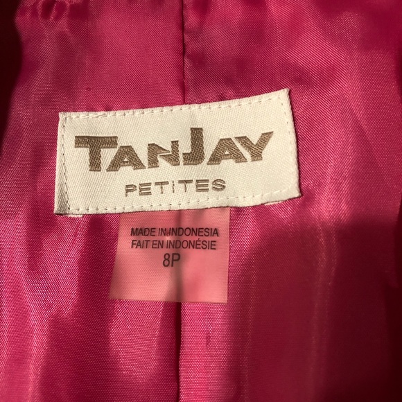 BNWOT Women’s Pink Iridescent Blazer by TanJay - Picture 8 of 11